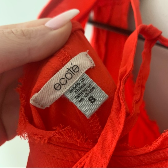 Urban Outfitters Ecoté Red Swing Dress - Picture 8 of 8